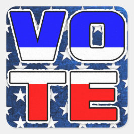 選挙の政治亡命者 スクエアシール