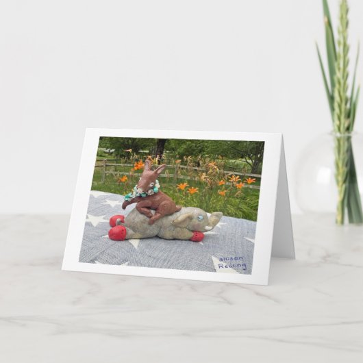 選挙の日 - 政党の動物たち カード (正面)