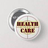 選挙の2008年のヘルスケアはボタンを出します 缶バッジ (正面&裏面)