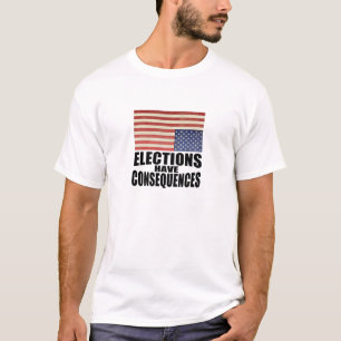 選挙は結果を生む Tシャツ