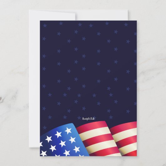 選挙への招待 招待状 (裏面)