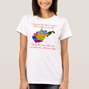 選挙または他のウェストヴァージニアのワイシャツのカスタム Tシャツ
