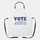選挙を否決する エプロン (正面)
