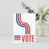 選挙を行う ポストカード (スタンド正面)