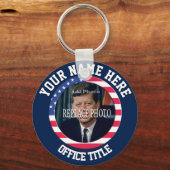 選挙カスタムキーチェーンの選挙運動テンプレート キーホルダー (正面)