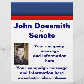 選挙キャンペーンフライヤー一時遅延 チラシ