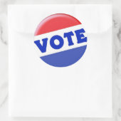 選挙ステッカー ラウンドシール (バッグ)