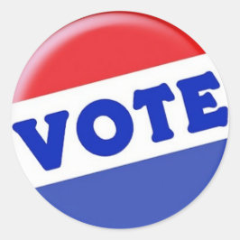 選挙ステッカー ラウンドシール