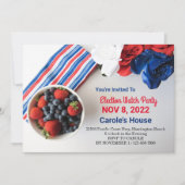 選挙ナイトウォッチパーティの招待状 招待状 (正面)