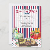 選挙モダン夜パーティー2024 招待状 (正面)