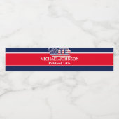 選挙ユニーク政治運動 ペットボトルラベル (シングルラベル)