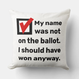 選挙ユーモア2024 クッション