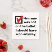 選挙ユーモア2024 スタンダードカクテルナプキン (インサイチュ)