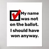 選挙ユーモア2024 ポスター (正面)