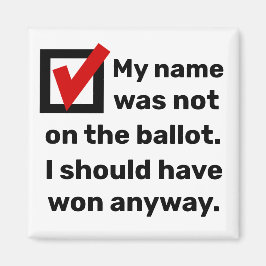 選挙ユーモア2024 マグネット