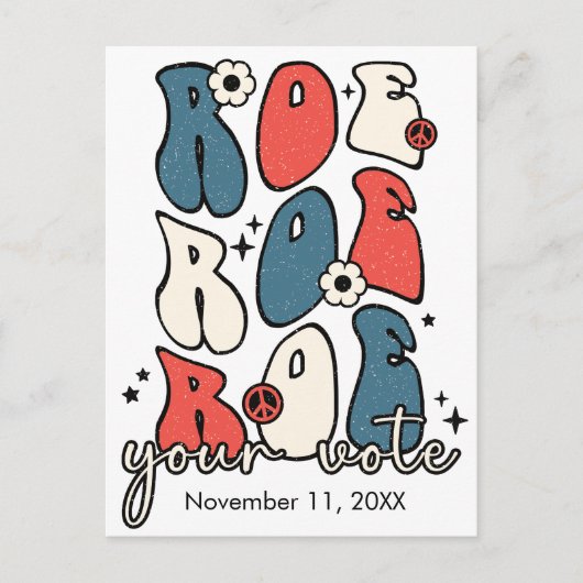 選挙人向けポストカード中絶権カスタム状はがき ポストカード (正面)