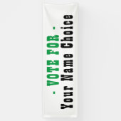 選挙候補者バナーの投票 横断幕 (縦)