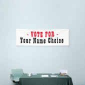 選挙候補者バナーの投票 横断幕 (トレードショー)