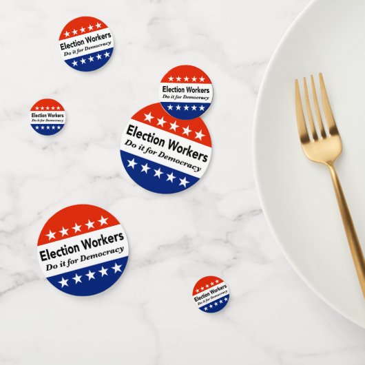 選挙労働者は民主主義のためにそれをする コンフェッティ (グループ)