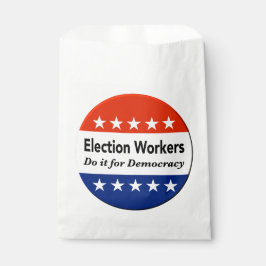 選挙労働者は民主主義のためにそれをする フェイバーバッグ