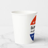 選挙労働者は民主主義のためにそれをする 紙コップ (右)