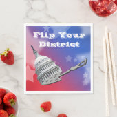 選挙区の投票を反転2026 スタンダードランチョンナプキン (インサイチュ)