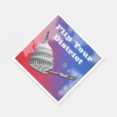 選挙区の投票を反転2026 スタンダードランチョンナプキン (角)