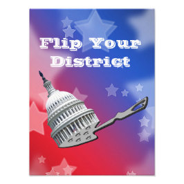 選挙区の投票を反転2026 フォトプリント           