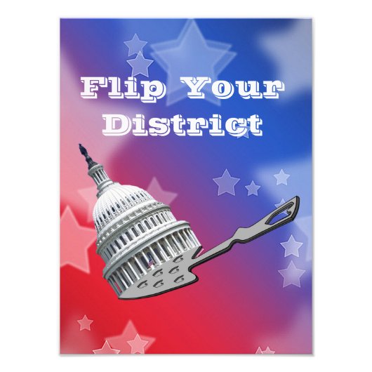 選挙区の投票を反転2026 フォトプリント            (正面)