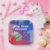 選挙区の投票を反転2026 ペーパープレート (パーティー)