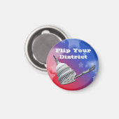 選挙区の投票を反転2026 マグネット (正面/裏面)