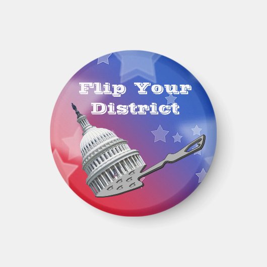 選挙区の投票を反転2026 マグネット (正面)