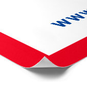 選挙名赤白青選挙 ポスター (角)