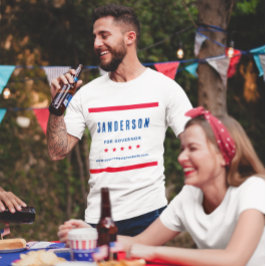 選挙名赤白青選挙 Tシャツ