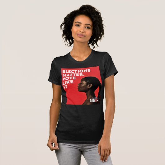 選挙問題、それのような投票 – バイデン氏Tシャツ Tシャツ (正面フル)