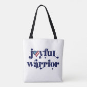 選挙喜ばしい戦士フェミニスト米国ハート国旗 トートバッグ (裏面)