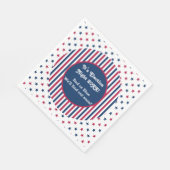 選挙夜パーティーお祝い2024愛国心 スタンダードランチョンナプキン (角)