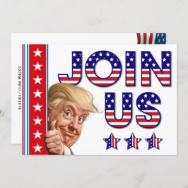 選挙大統領のお祝い 招待状