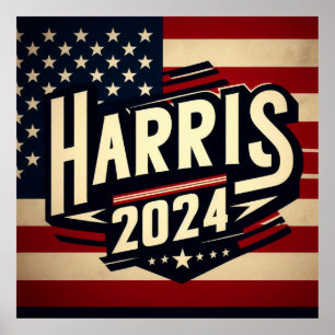 選挙大統領のHARRIS WALZ 2024ポスター ポスター
