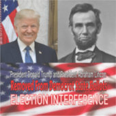 選挙干渉 シール (正面)