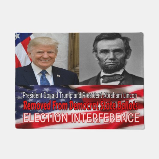 選挙干渉 ドアマット (正面)