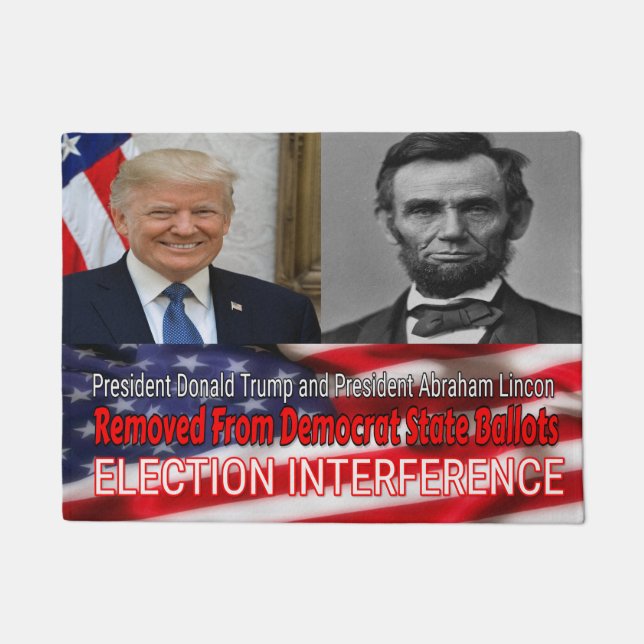 選挙干渉 ドアマット (正面)