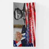 選挙干渉 横断幕 (縦)