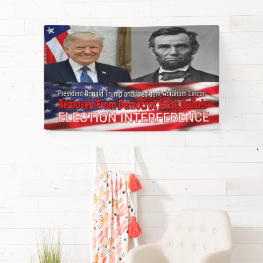 選挙干渉 横断幕 (インサイチュ)