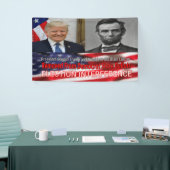 選挙干渉 横断幕 (トレードショー)