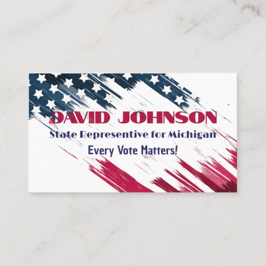 選挙広告板 名刺 (裏面)