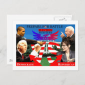 選挙戦だ！ ポストカード (正面/裏面)