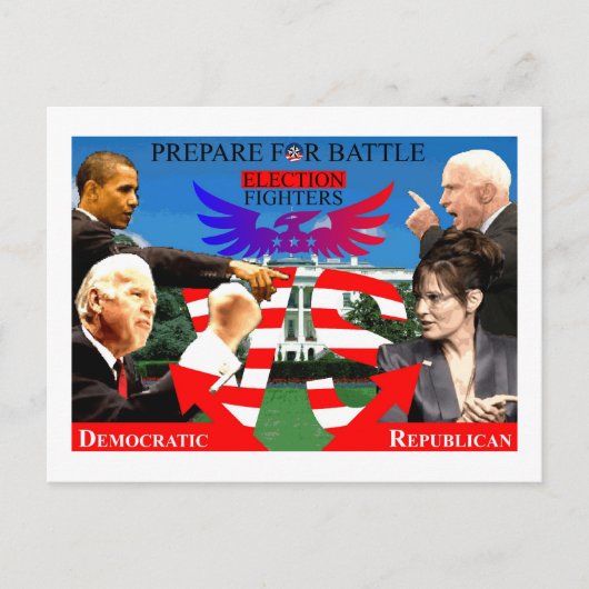 選挙戦だ！ ポストカード (正面)