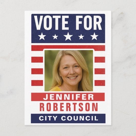 選挙戦カスタム争 ポストカード (正面)