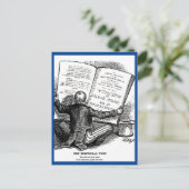 選挙投票と投票人気があるヴィンテージ漫画 ポストカード (スタンド正面)